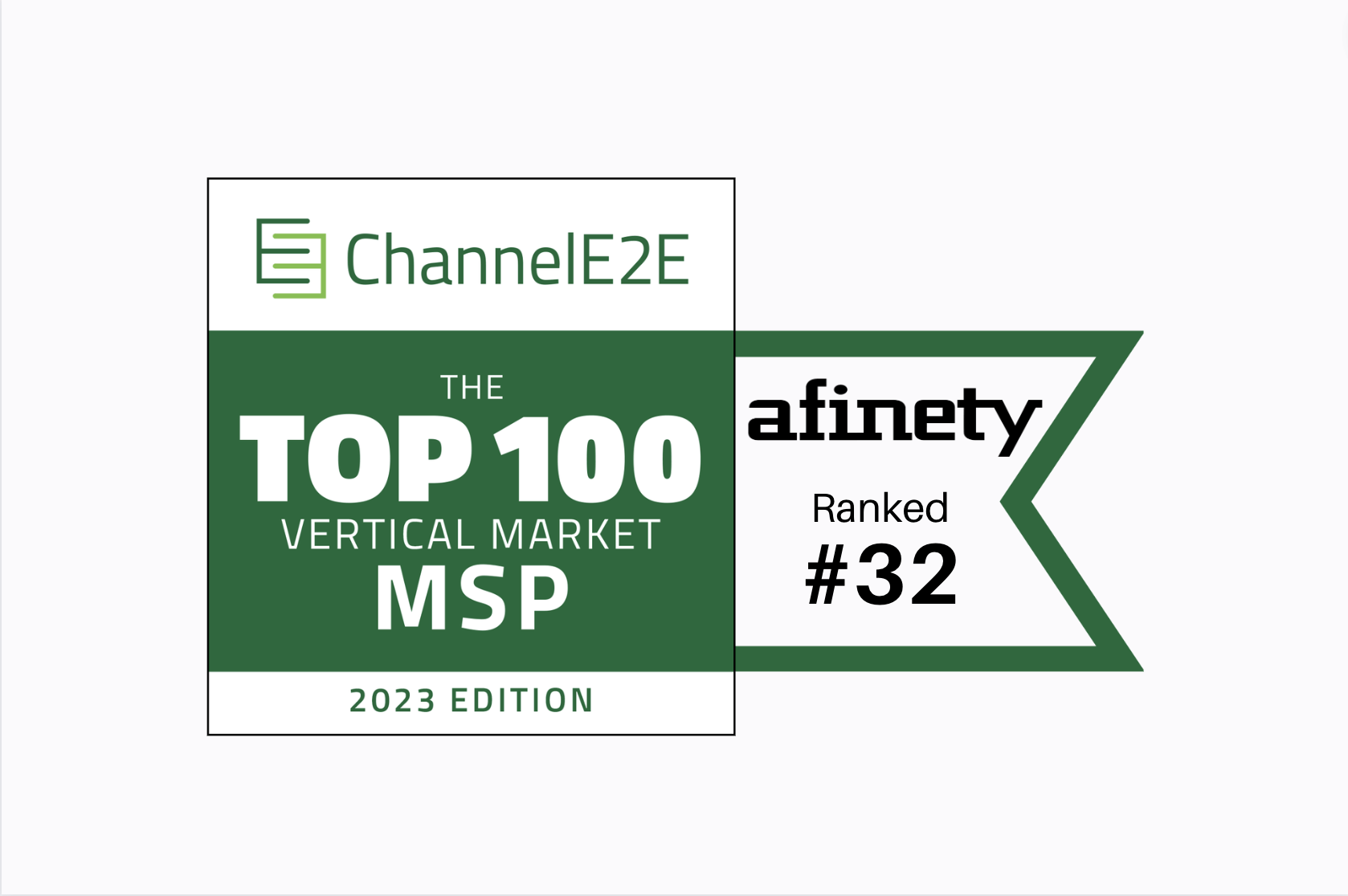 Afinety, Inc. Named to ChannelE2E 2023 List of Top 100 Vertical Market MSPs